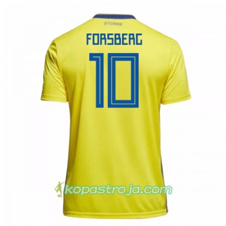 Billiga Fotbollströjor Sverige Forsberg 10 WM 2018 Hemma tröja